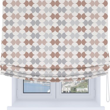 Римская штора Soft с мягкими складками, «Модерн светлый»