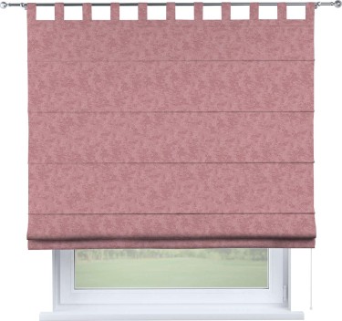 Римская штора «Кортин», софт мрамор розовый, на петлях