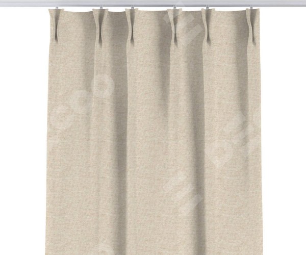 Комплект штор на тесьме «Кустик», стиф димаут молочный