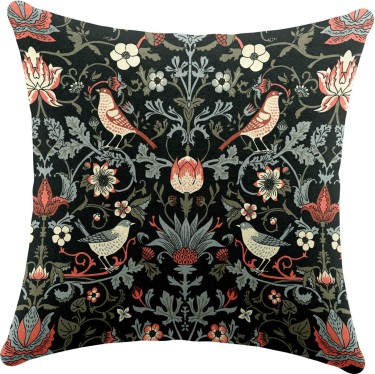 Подушка квадратная Cortin «Зачарованные птицы»