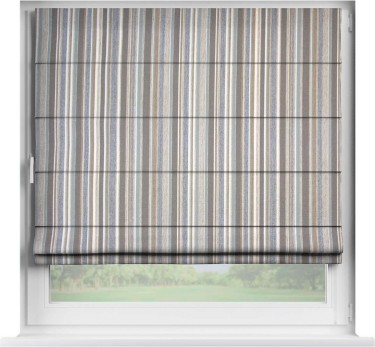 Римская штора «Кортин» на створку, ткань «Горизонт День»