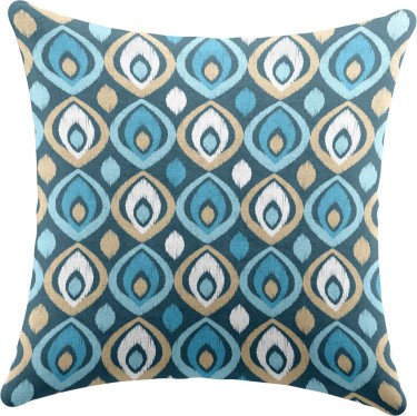 Подушка квадратная Cortin «Икат орнамент»