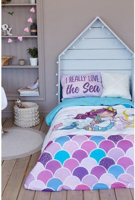 Постельное бельё «Этель» 1.5 сп Really mermaid 143*215 см, 150*214 см, 50*70 см -1 шт,100% хл, бязь