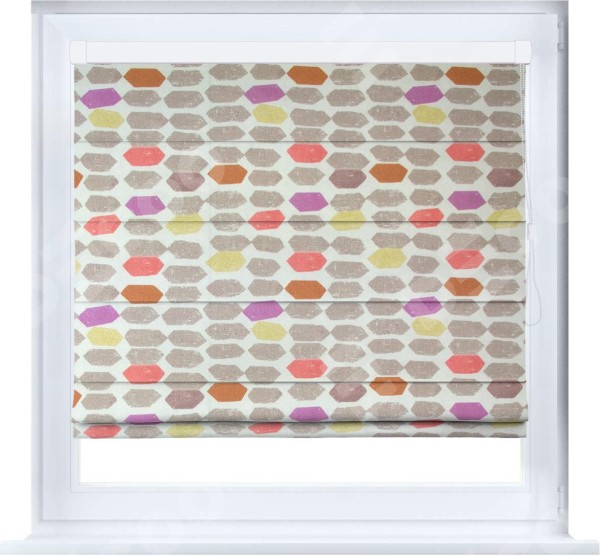 Римская штора «Кортин» кассетная, ткань «Абстерго»