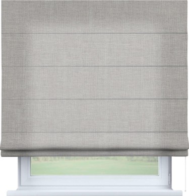 Римская штора «Кортин», лён серый, для проёма