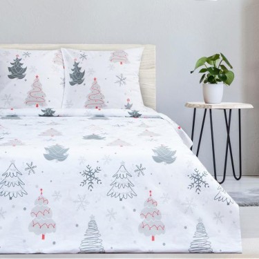 Постельное белье Этель евро «Рождественская ель» 200*217см,240*220см,70*70см-2 шт